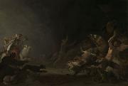 Cornelis Saftleven A Witches' Sabbath oil on canvas
